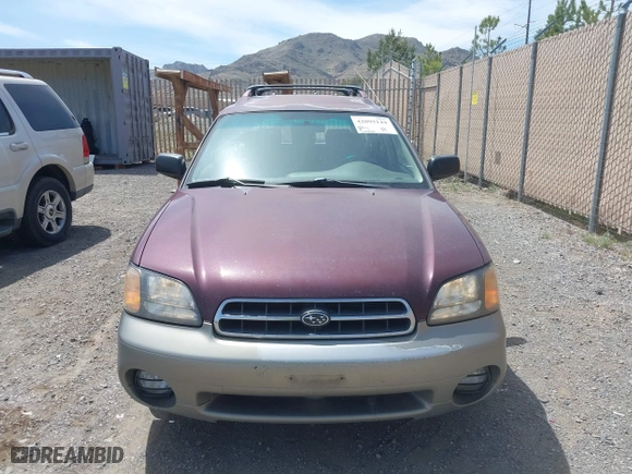 2000 Subaru Legacy Wagon Outback w/RB Equip with VIN 4S3BH6659Y6663406, listed as a IAAI auction lot 42095144 with 270,836 mi miles. Bid and sale history available at carsss.com. Image 6.