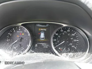 2016 Nissan Rogue SV with VIN KNMAT2MV9GP693049, listed as a IAAI auction lot 42053309 with 75,379 mi miles. Bid and sale history available at carsss.com. Image 7.