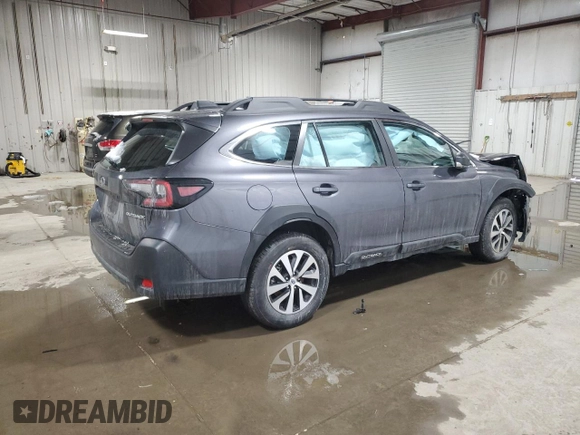 2025 Subaru Outback with VIN 4S4BTAAC6S3176711, listed as a Copart auction lot 46153215 with 0 mi miles and Salvage Title. Bid and sale history available at carsss.com. Image 3.