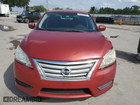 2013 Nissan Sentra SV with VIN 3N1AB7AP7DL665444, listed as a Copart auction lot 52626245 with 139,353 mi miles and Salvage Title. Bid and sale history available at carsss.com. Image 5.
