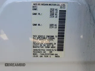 2016 Nissan LEAF SL with VIN 1N4BZ0CP4GC300324, listed as a Copart auction lot 45013095 with 72,183 mi miles and Clean Title. Bid and sale history available at carsss.com. Image 12.