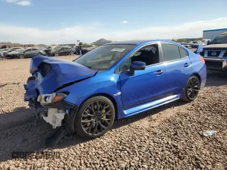 2018 Subaru WRX STI with VIN JF1VA2M68J9837255, listed as a Copart auction lot 87833365 with 66,208 mi miles and Salvage Title. Bid and sale history available at carsss.com. Image 1.