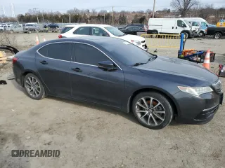 2016 Acura TLX V6 with VIN 19UUB2F3XGA011795, listed as a Copart auction lot 44322505 with 0 mi miles and Salvage Title. Bid and sale history available at carsss.com. Image 4.