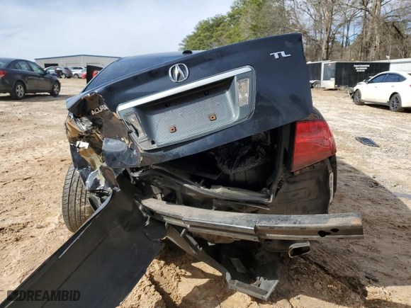 2005 Acura TL with VIN 19UUA66205A005454, listed as a Copart auction lot 45580325 with 0 mi miles and Salvage Title. Bid and sale history available at carsss.com. Image 6.