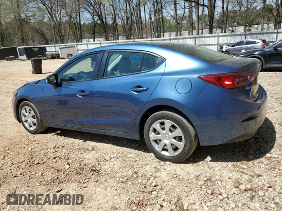 2017 Mazda 3 Sport with VIN 3MZBN1U76HM124464, listed as a Copart auction lot 51140795 with 81,352 mi miles and Salvage Title. Bid and sale history available at DreamBid. Image 2.