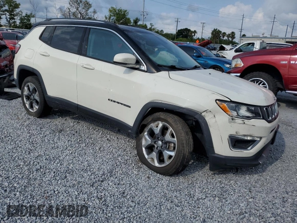 2019 Jeep Compass Limited with VIN 3C4NJDCB1KT672484, listed as a Copart auction lot 57934455 with 72,051 mi miles and Non repairable. Bid and sale history available at DreamBid. Image 4.