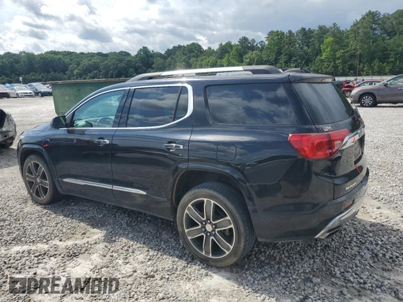 2017 GMC Acadia Denali with VIN 1GKKNPLS9HZ280478, listed as a Copart auction lot 59927225 with 78,210 mi miles and Salvage title. Bid and sale history available at DreamBid. Image 2.