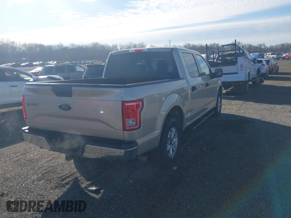 2017 Ford F-150 XL with VIN 1FTEW1CP7HFB19160, listed as a IAAI auction lot 41744027 with 111,794 mi miles. Bid and sale history available at carsss.com. Image 4.