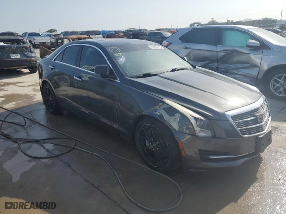 2015 Cadillac ATS Sedan Luxury RWD with VIN 1G6AB5RX3F0101668, listed as a Copart auction lot 64820014 with 181,384 mi miles and Salvage Title. Bid and sale history available at carsss.com. Image 4.