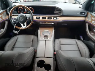 2021 Mercedes-Benz GLS 450 with VIN 4JGFF5KE7MA529553, listed as a Copart auction lot 39989374 with 34,459 mi miles and . Bid and sale history available at DreamBid. Image 8.