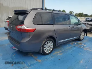 2017 Toyota Sienna XLE z VIN 5TDDZ3DC0HS188413, wystawiony jako Copart lot #53560135 z przebiegiem 187 950 mil mil oraz Szkoda całkowita • Salvage title. Historia ofert i sprzedaży dostępna na DreamBid. Obrazek 3.