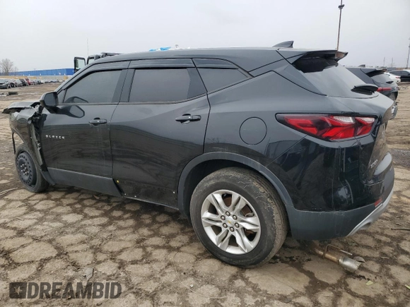 2020 Chevrolet Blazer LT z VIN 3GNKBBRA6LS572415, wystawiony jako Copart lot #48254355 z przebiegiem 48 229 mil mil oraz Szkody całkowita. Historia ofert i sprzedaży dostępna na DreamBid. Obrazek 2.