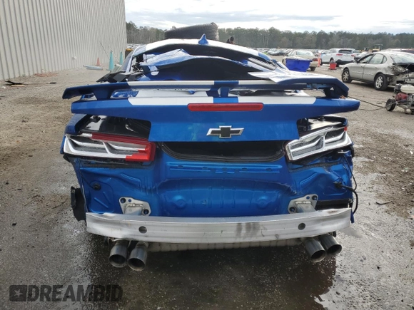 2018 Chevrolet Camaro 1SS with VIN 1G1FE1R75J0121540, listed as a Copart auction lot 87810025 with Not Provided miles and Non Repairable. Bid and sale history available at carsss.com. Image 6.
