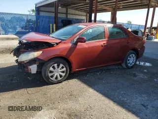 2009 Toyota Corolla with VIN JTDBL40E999074612, listed as a Copart auction lot 53044815 with 128,269 mi miles and Salvage Title. Bid and sale history available at carsss.com. Image 1.