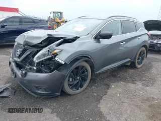 2018 Nissan Murano S with VIN 5N1AZ2MG8JN160124, listed as a IAAI auction lot 41921370 with 92,797 mi miles and . Bid and sale history available at DreamBid. Image 17.