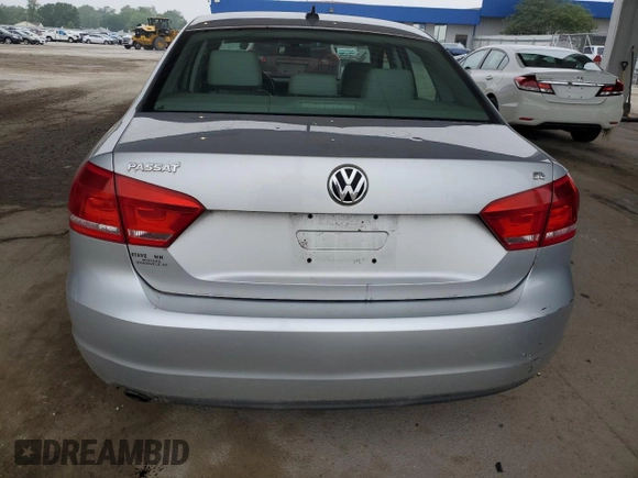 2013 Volkswagen Passat SE с VIN 1VWBH7A35DC118033, выставлен на аукционе Copart как лот 59998325 с пробегом 248 493 миль миль и Чистый • Clean title. История ставок и продаж доступна на DreamBid. Изображение 6.