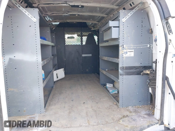 2021 Chevrolet Express Cargo with VIN 1GCWGAFP3M1204940, listed as a IAAI auction lot 42030364 with 81,163 mi miles and . Bid and sale history available at DreamBid. Image 8.
