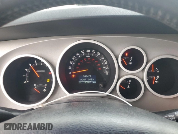 2008 Toyota Tundra Limited z VIN 5TFEV58158X047979, wystawiony jako Copart lot #46317935 z przebiegiem 180 267 mil mil oraz Szkoda całkowita • Salvage title. Historia ofert i sprzedaży dostępna na DreamBid. Obrazek 9.