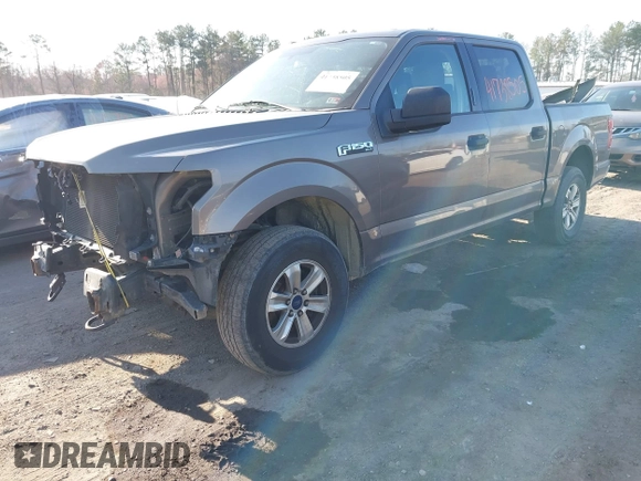 2018 Ford F-150 XL with VIN 1FTEW1E50JFC64090, listed as a IAAI auction lot 41738505 with 185,618 mi miles. Bid and sale history available at carsss.com. Image 2.
