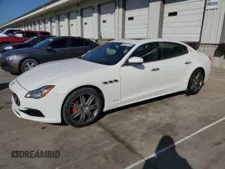 2018 Maserati Quattroporte S GranLusso z VIN ZAM56YPL9J1274095, wystawiony jako Copart lot #52612165 z przebiegiem 174 469 mil mil oraz Tytuł czysty. Historia ofert i sprzedaży dostępna na DreamBid. Obrazek 1.