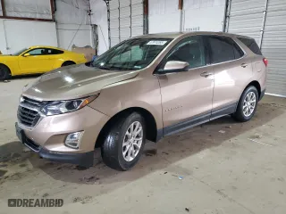 2018 Chevrolet Equinox LT with VIN 3GNAXJEV3JL274122, listed as a Copart auction lot 47974365 with 53,314 mi miles and Salvage Title. Bid and sale history available at carsss.com. Image 1.