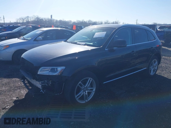 2014 Audi Q5 Premium Plus with VIN WA1LFAFPXEA073202, listed as a IAAI auction lot 41823284 with 98,779 mi miles. Bid and sale history available at carsss.com. Image 18.