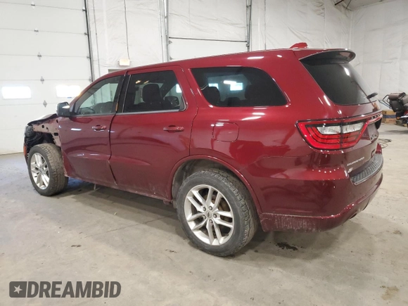 2021 Dodge Durango GT Plus with VIN 1C4RDJDG8MC695745, listed as a Copart auction lot 51138745 with 76,126 mi miles and Salvage title. Bid and sale history available at DreamBid. Image 2.