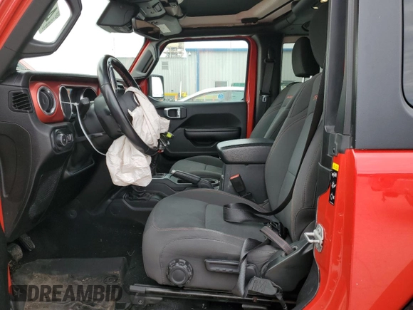 2020 Jeep Wrangler Rubicon with VIN 1C4HJXCG1LW324108, listed as a Copart auction lot 41880383 with 49,691 mi miles and . Bid and sale history available at DreamBid. Image 7.