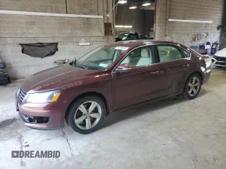 2012 Volkswagen Passat SE z VIN 1VWBP7A32CC087566, wystawiony jako Copart lot #59209535 z przebiegiem 124 249 mil mil oraz Szkoda całkowita • Salvage title. Historia ofert i sprzedaży dostępna na DreamBid. Obrazek 1.