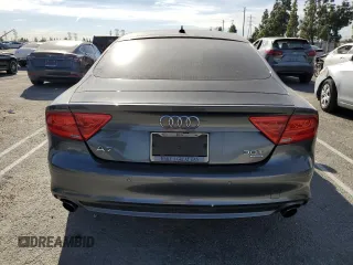2015 Audi A7 Prestige with VIN WAU2GAFC9FN007341, listed as a Copart auction lot 84932524 with 62,672 mi miles and Salvage title. Bid and sale history available at DreamBid. Image 6.