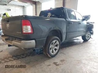 2022 Ram 1500 Big Horn with VIN 1C6RRFFG3NN345917, listed as a IAAI auction lot 41673735 with 33,972 mi miles. Bid and sale history available at carsss.com. Image 4.