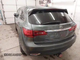 2015 Acura MDX Tech Pkg with VIN 5FRYD4H43FB015168, listed as a IAAI auction lot 41342807 with 85,366 mi miles. Bid and sale history available at carsss.com. Image 3.