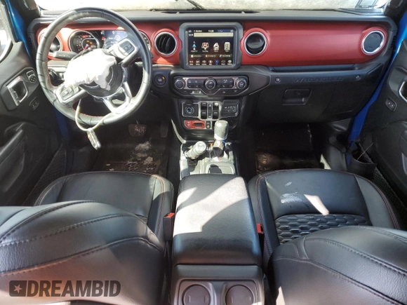 2021 Jeep Wrangler Unlimited Rubicon with VIN 1C4JJXFM7MW702520, listed as a Copart auction lot 41609735 with 11,184 mi miles and Salvage Title. Bid and sale history available at carsss.com. Image 8.
