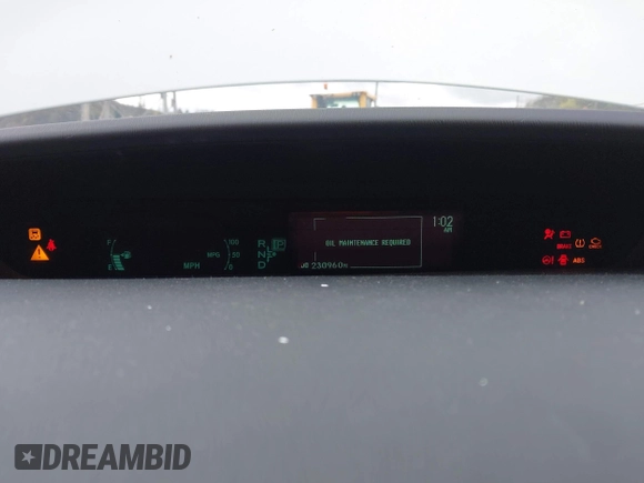 2010 Toyota Prius II with VIN JTDKN3DUXA5179435, listed as a IAAI auction lot 42057272 with 230,960 mi miles and . Bid and sale history available at DreamBid. Image 7.