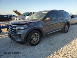 2025 Ford Explorer Active with VIN 1FMUK7DH6SGA22563, listed as a Copart auction lot 46535985 with 4,811 mi miles and Salvage Title. Bid and sale history available at carsss.com. Image 1.