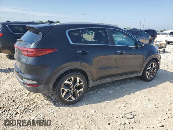 2020 Kia Sportage EX z VIN KNDPN3AC3L7702030, wystawiony jako Copart lot #54978895 z przebiegiem 53 099 mil mil oraz Czysty tytuł • Clean title. Historia ofert i sprzedaży dostępna na DreamBid. Obrazek 3.