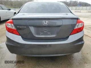 2012 Honda Civic EX with VIN 19XFB2F82CE026088, listed as a Copart auction lot 51081985 with Not Provided miles and Non Repairable. Bid and sale history available at DreamBid. Image 6.
