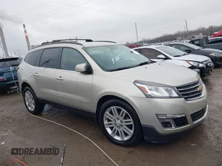 2015 Chevrolet Traverse LT with VIN 1GNKRGKDXFJ241842, listed as a IAAI auction lot 41009812 with 149,158 mi miles. Bid and sale history available at carsss.com. Image 1.