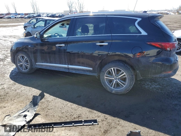2017 Infiniti QX60 with VIN 5N1DL0MM0HC516015, listed as a Copart auction lot 50875255 with 0 mi miles and Salvage Title. Bid and sale history available at carsss.com. Image 2.