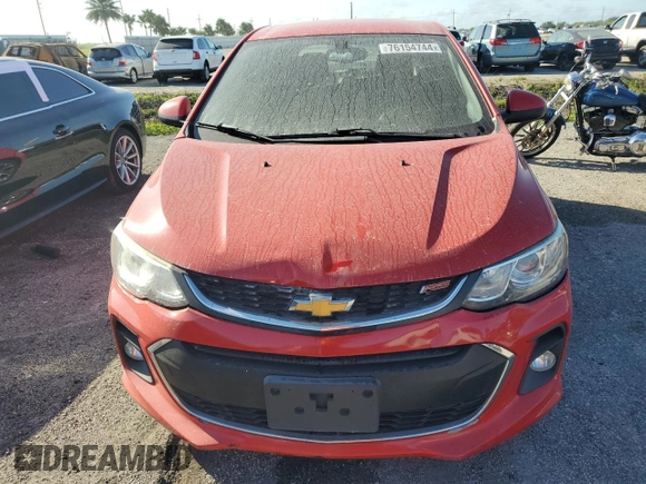 2017 Chevrolet Sonic LT with VIN 1G1JD6SB5H4142044, listed as a Copart auction lot 42549525 with 116,008 mi miles and Salvage Title. Bid and sale history available at carsss.com. Image 5.