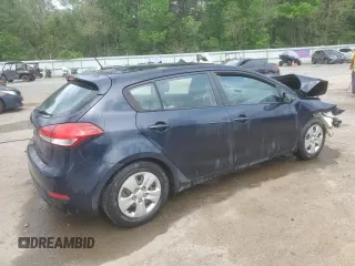 2017 Kia Forte5 LX with VIN KNAFK5A85H5706866, listed as a Copart auction lot 52030735 with 179,000 mi miles and Salvage Title. Bid and sale history available at carsss.com. Image 3.