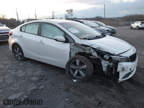 2018 Kia Forte LX with VIN 3KPFL4A74JE190592, listed as a IAAI auction lot 41246176 with 1 mi miles. Bid and sale history available at carsss.com. Image 1.
