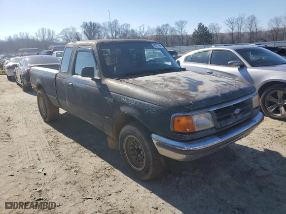 1996 Ford Ranger XL with VIN 1FTCR14A9TPA45557, listed as a Copart auction lot 43921165 with 268,982 mi miles and Salvage Title. Bid and sale history available at carsss.com. Image 4.