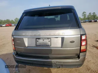 2017 Land Rover Range Rover HSE with VIN SALGS2FV5HA362590, listed as a Copart auction lot 63246215 with 63,235 mi miles and Salvage title. Bid and sale history available at DreamBid. Image 6.