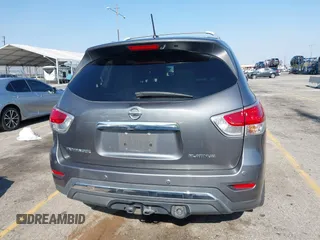 2015 Nissan Pathfinder Platinum with VIN 5N1AR2MN8FC693981, listed as a IAAI auction lot 42145556 with 161,142 mi miles and . Bid and sale history available at DreamBid. Image 17.