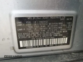 2013 Subaru Outback 2.5i with VIN 4S4BRCACXD3317860, listed as a Copart auction lot 52724015 with 78,485 mi miles and Clean title. Bid and sale history available at DreamBid. Image 15.