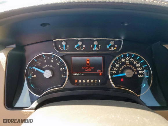 2013 Ford F-150 XL with VIN 1FTFW1CT9DKE38501, listed as a Copart auction lot 51676765 with 194,949 mi miles and Salvage Title. Bid and sale history available at carsss.com. Image 9.