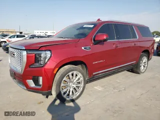 2021 GMC Yukon XL Denali with VIN 1GKS2JKL8MR201361, listed as a Copart auction lot 75253414 with 0 mi miles and Salvage Title. Bid and sale history available at carsss.com. Image 1.