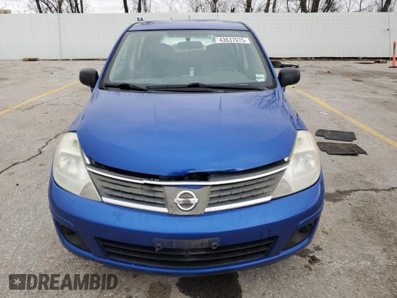 2009 Nissan Versa 1.8 SL with VIN 3N1BC13E79L430687, listed as a Copart auction lot 43637075 with 138,032 mi miles and Salvage Title. Bid and sale history available at carsss.com. Image 5.