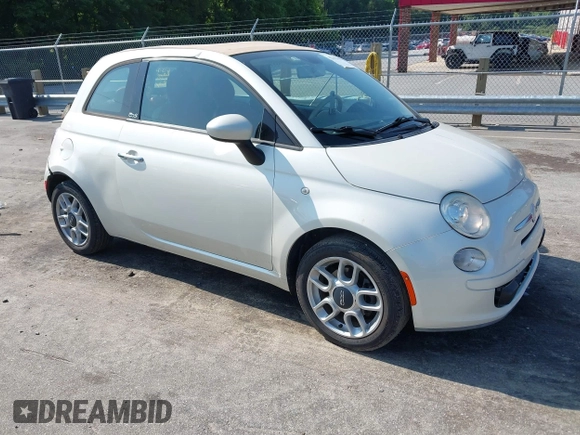 2013 FIAT 500 Pop with VIN 3C3CFFDR7DT512732, listed as a IAAI auction lot 42443988 with 120,681 mi miles and . Bid and sale history available at DreamBid. Image 1.